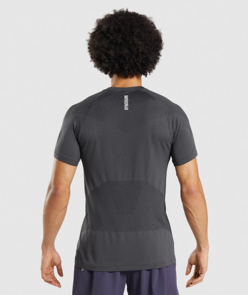 Koszulki Gymshark Apex Seamless Męskie Czarne | PL 256AEZ